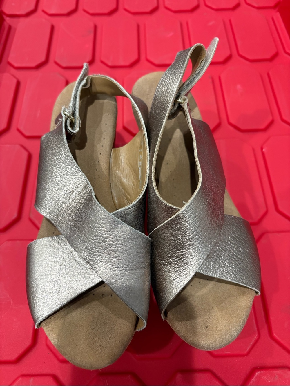Metallic Gold Women’s Slingback Sandals